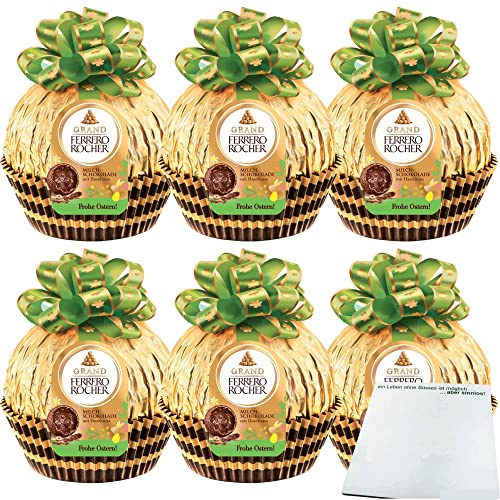 Ferrero Grand Rocher XXL Oster Schatzkugel 6er Pack (6x125g) + usy Block von usy