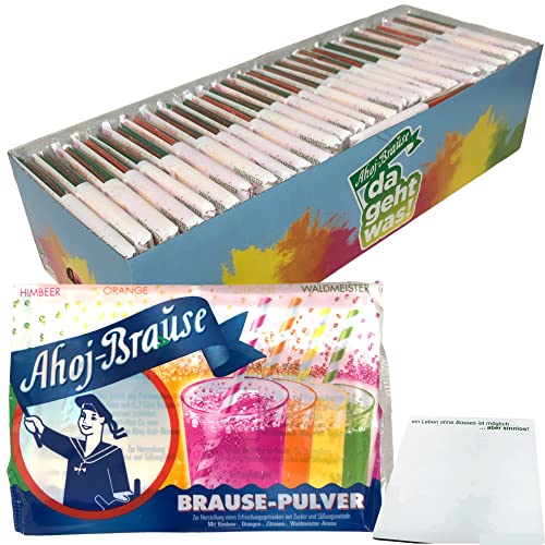 Frigeo Ahoj Brause Pulver 10Btl 4-fach (28x58g Packung) + usy Block von usy