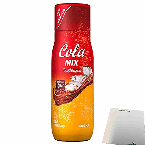 Gut & Günstig Cola Mix Getränkesirup (500ml Flasche) + usy Block von usy