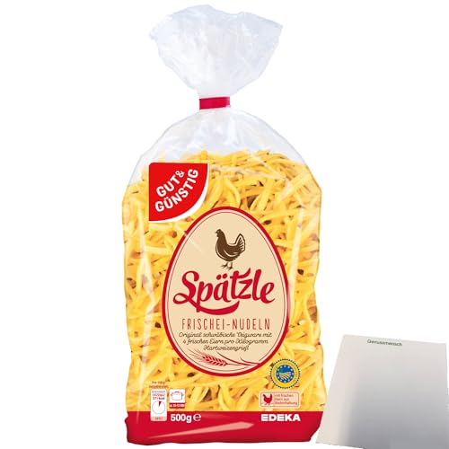 Gut&Günstig Eierspätzle (500g Packung) + usy Block von usy