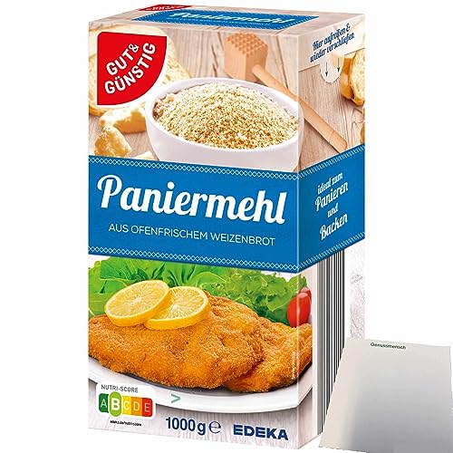 Gut&Günstig Paniermehl aus ofenfrischem Weizenbrot (1000g Packung) + usy Block von usy