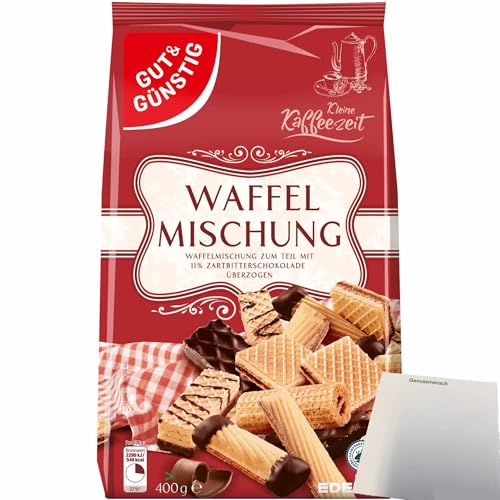 Gut&Günstig Waffelmischung Gebäck (400g Packung) + usy Block von usy