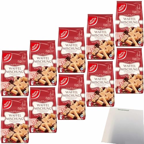 Gut&Günstig Waffelmischung Gebäck VPE (10x400g Packung) + usy Block von usy