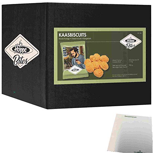 Hoppe Bites Kaasbiscuits (900g Karton Käsegeback) + usy Block von usy