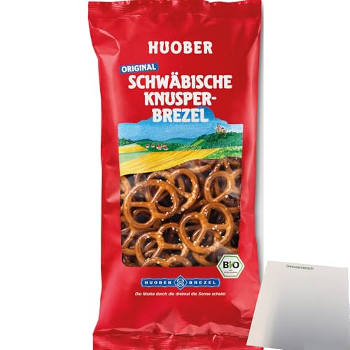 Huober Original Schwäbische Knusperbrezeln (175g Packung) + usy Block von usy