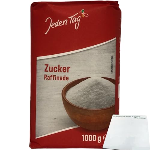 Jeden Tag Raffinade Zucker (1kg Packung) + usy Block von usy