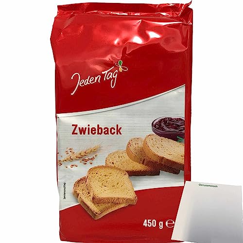 Jeden Tag Zwieback (450g Packung) + usy Block von usy