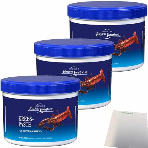 Jürgen Langbein Krebs-Paste 3er Pack (3x500g Becher) + usy Block von usy