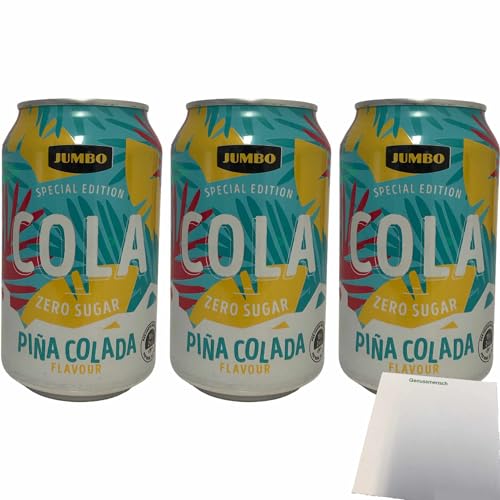 Jumbo Cola Pina Colada 3er Pack (3x0,33l Dose) + usy Block von usy