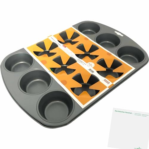 Kaiser Gourmet Muffinform für 12 Muffins + usy Block von usy