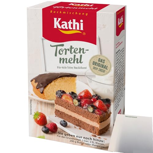 Kathi Backmischung Tortenmehl (400g Packung) + usy Block von usy