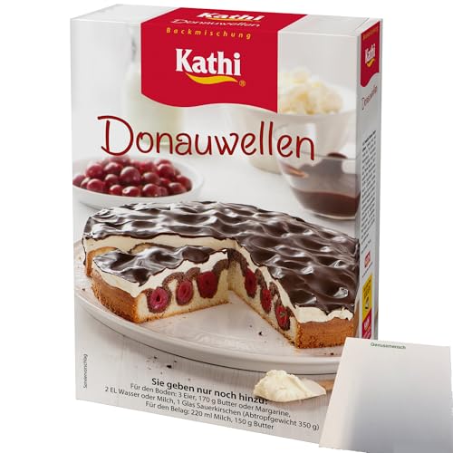 Kathi Backmischung für Donauwellen (490g Packung) + usy Block von usy