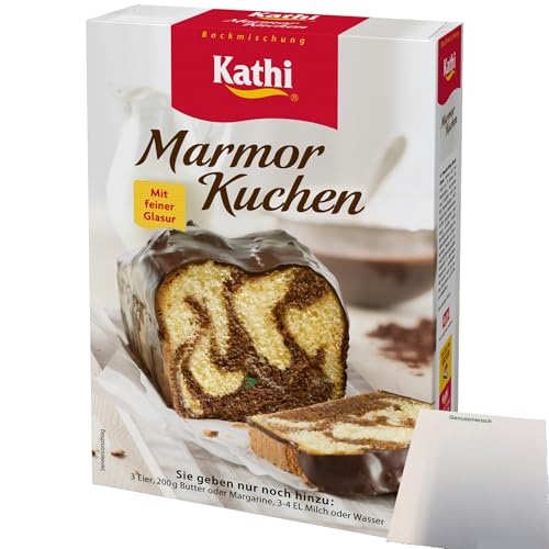 Kathi Backmischung für Marmorkuchen (450g Packung) + usy Block von usy