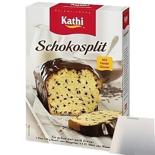 Kathi Backmischung für Schokosplit-Kuchen (450g Packung) + usy Block von usy