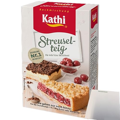 Kathi Backmischung für Streuselteig (420g Packung) + usy Block von usy