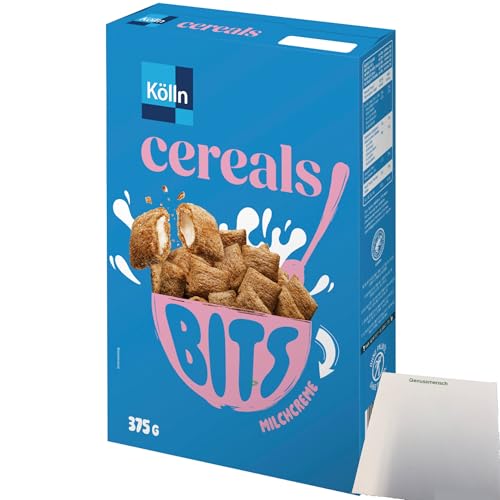 Kölln Cereals Bits mit Milchcreme (375g Packung) + usy Block von usy