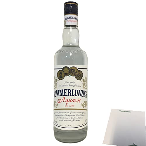 Korn Bommerlunder Aquavit 38%vol. in Eichenfässern veredelt 1er Pack (1x0,7l Flasche) + usy Block von usy