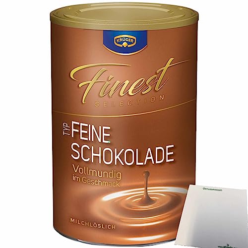 Krüger Finest Selection Typ Feine Schokolade (300g Dose) + usy Block von usy