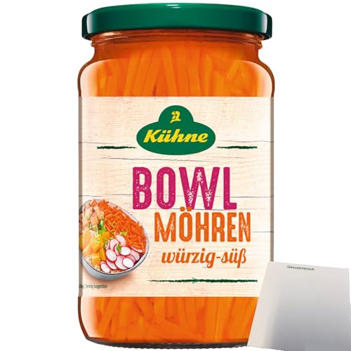 Kühne Bowl Möhren würzig süß (190g ATG) + usy Block von usy