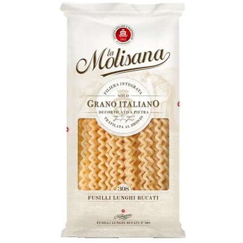 usy Bundle für La Molisana Nudeln Fusilli Lunghi Bucati N°308 6er Pack (6x500g Packung) + usy Block von usy