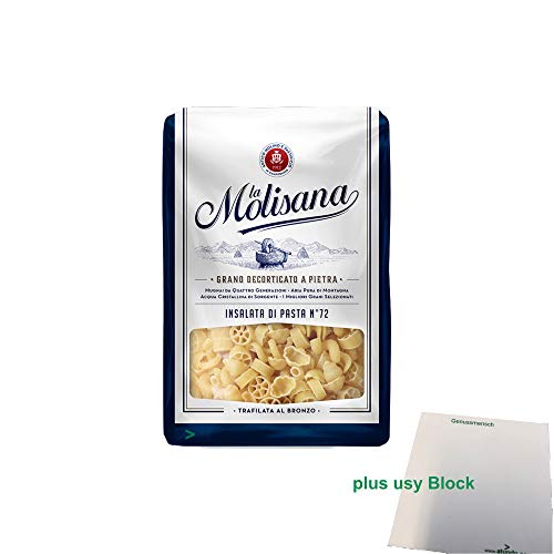 La Molisana Nudeln "Insalata Di Pasta 72" (500g Packung) + usy Block von usy