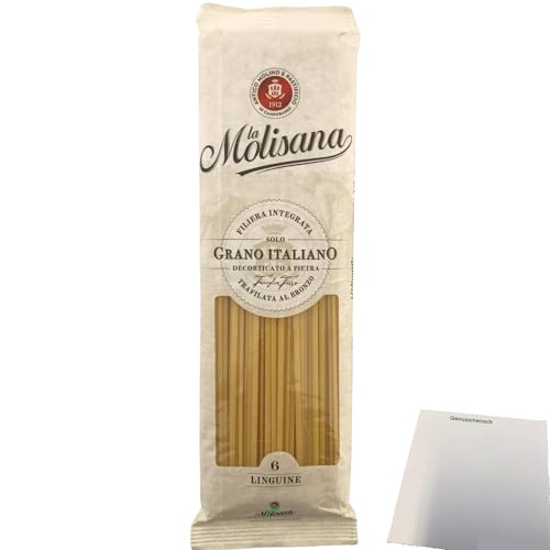 La Molisana Nudeln Linguine N°6 (1x500g Packung) + usy Block von usy