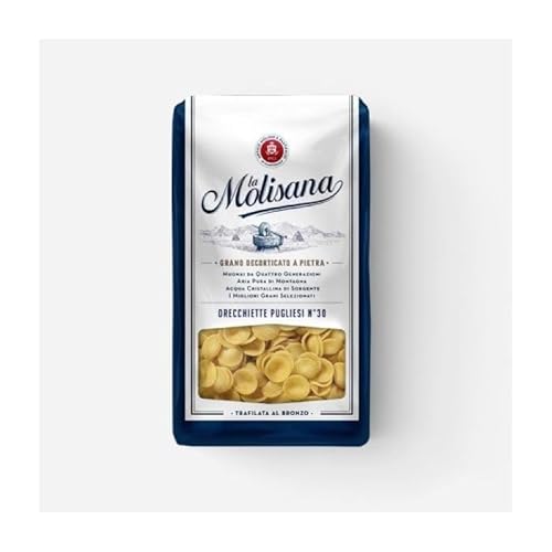 usy Bundle für La Molisana Nudeln "Orecchiette Pugliesi 30" Gastropack (6x500g Packung) + usy Block von usy
