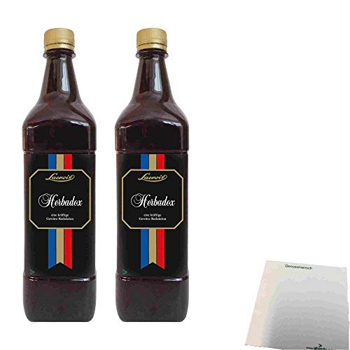 Lacroix Herbadox kräftige Gewürz Reduktion 2er Pack (2x1l Flasche) + usy Block von usy