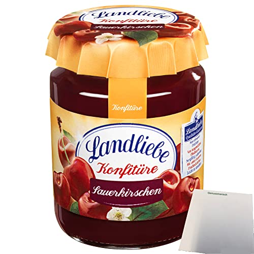 Landliebe Konfitüre Sauerkirschen (200g Glas) + usy Block von usy