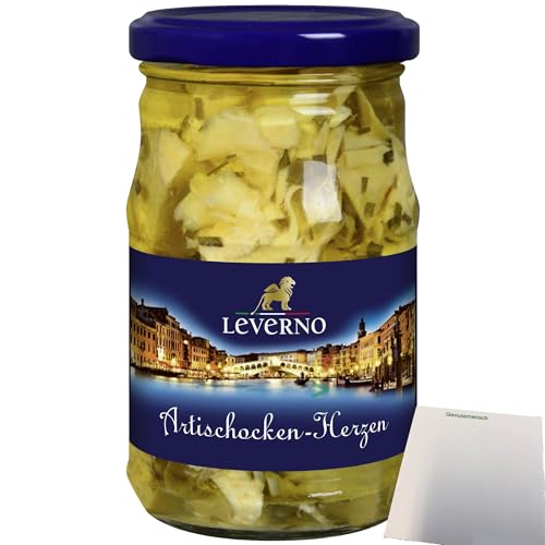 usy Bundle für Leverno Artischocken Herzen in Öl (280g Glas) + usy Block von usy