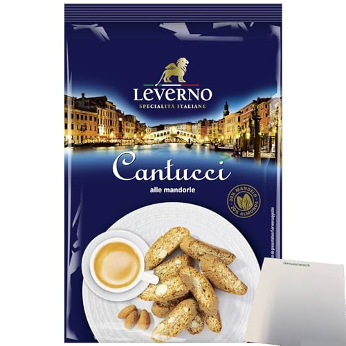 Leverno Cantucci italienischer Gebäck-Klassiker (250g Packung) + usy Block von usy