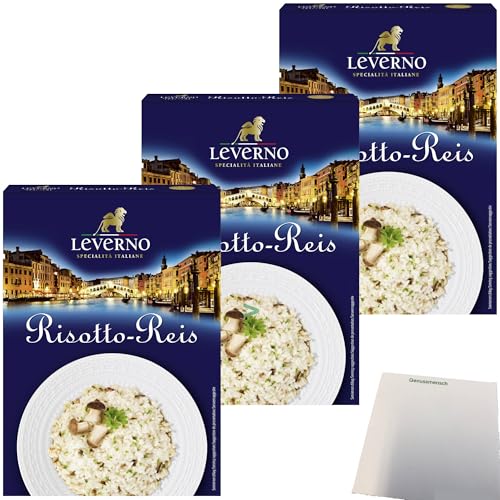 usy Bundle für Leverno Risotto-Reis 3er Pack (3x250g Packung) + usy Block von usy