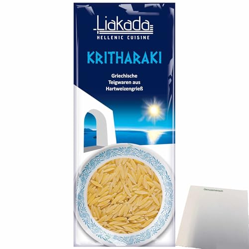 usy Bundle für Liakada Kritharaki Nudeln ähnlich wie Reis (500g Beutel) + usy Block von usy