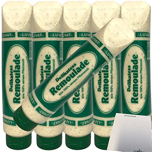 usy Bundle für Luvat Delikatess Remoulade 6er Pack (6x875 ml Tube) + usy Block von usy