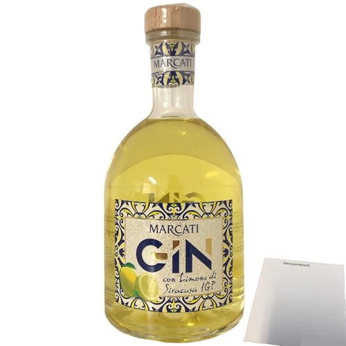 Marcati Gin con Limone di Siracusa 42%vol. (0,7l Flasche) + usy Block von usy