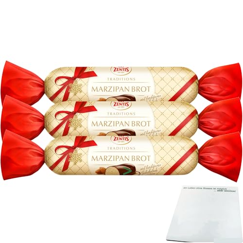 usy Bundle für Zentis Marzipan Brot 3er Pack (3x100g Riegel) + usy Block von usy