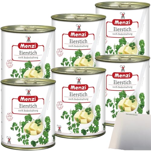 Menzi Eierstich Gewürfelt 6er Pack (6x800g Dose) + usy Block von usy