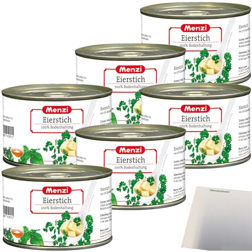 Menzi Eierstich aus 100% Bodenhaltung 6er Pack (6x400g Dose) + usy Block von usy