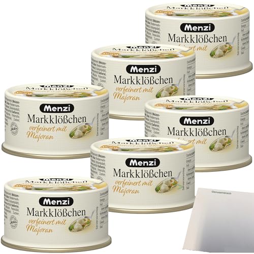 Menzi Markklößchen verfeinert mit Majoran 6er Pack (6x125g Dose) + usy Block von usy