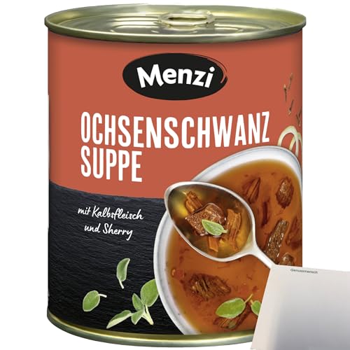 Menzi Ochsenschwanz Suppe (800ml Dose) + usy Block von usy