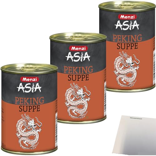 Menzi Peking Suppe 3er Pack (3x400ml Dose) + usy Block von usy