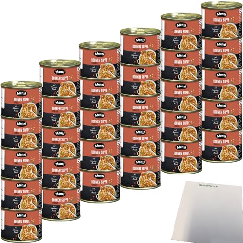 Menzi Serbische Bohnensuppe 6er Pack (30x200ml Dose) + usy Block von usy