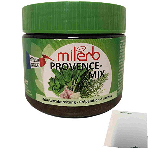 Milerb Provence Mix Kräuterzubereitung (350g Dose) + usy Block von usy