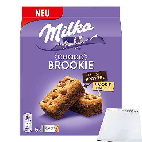 Milka Choco Brookie (132g Packung) + usy Block von usy