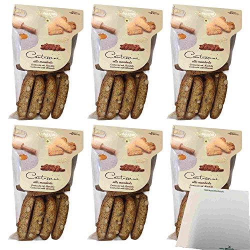 Monardo Cantuccini alle Mandorle 6er Pack (6x220g Beutel) + usy Block von usy