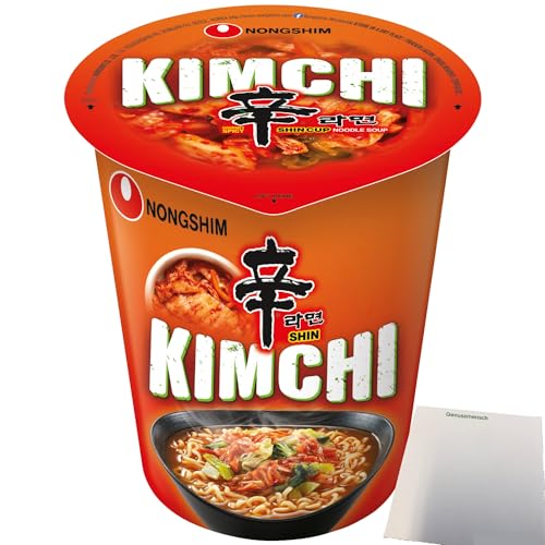 NONGSHIM Instant Nudeln Kimchi (75g Packung) + usy Block von usy