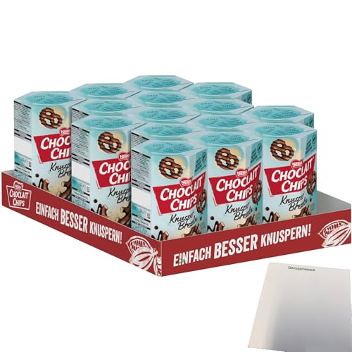 Nestle Choclait Chips Knusperbrezeln VPE (15x140g Packung) + usy Block von usy