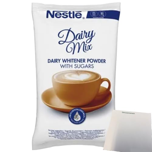 Nestle Kaffeeweißer Dairy Mix mit Zucker Cappuccino Topping (900g Packung) + usy Block von usy