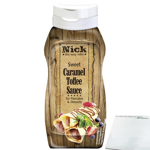 Nick Sweet Caramel Toffee Sauce (250g Flasche) + usy Block von usy