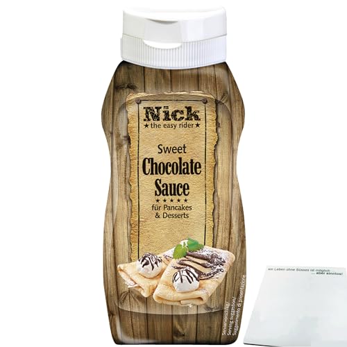 Nick Sweet Chocolate Sauce (250g Flasche) + usy Block von usy